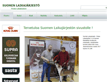Tablet Screenshot of laikajarjesto.fi